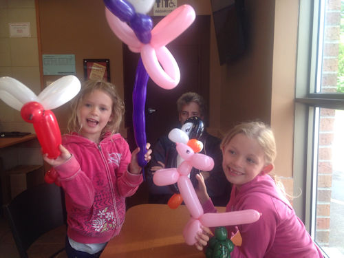 balloon with friends at Timmys